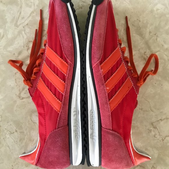 Adidas SL 72 Trace Pink/ Orange/ Maroon Wales Bonner Sz 10.5 - Picture 6 of 13